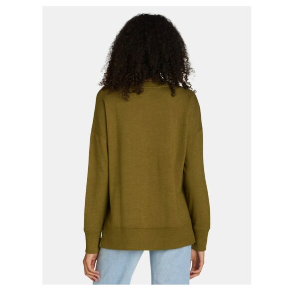 Time and Tru Women's Tunic Sweatshirt with High-Low Hem, Size L (12-14) - Picture 3 of 3